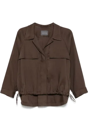 LORENA ANTONIAZZI Twill shirt jacket
