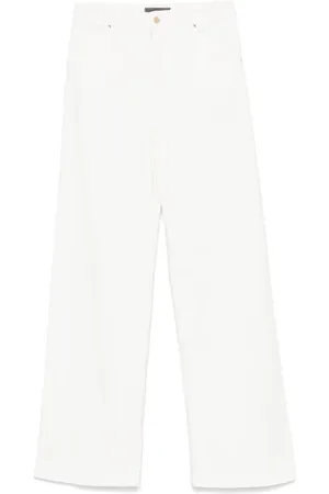 LORENA ANTONIAZZI Logo-patch jeans