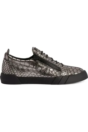 Giuseppe Zanotti The Shark 5.0 metallic low-top sneakers