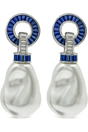 Juwelina Paris Baroque Pearl 2-in-1 drop earrings