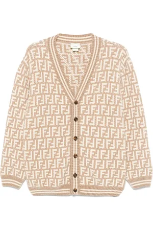 Fendi FF-jacquard cardigan