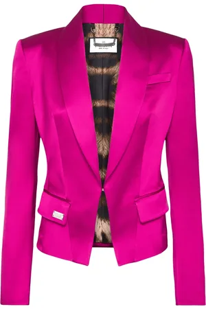Philipp Plein Sartorial single-breasted satin blazer