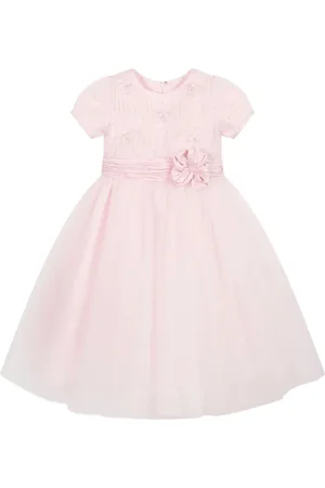 Sarah Louise Floral-appliqué dress