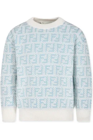 Fendi FF-jacquard cotton jumper