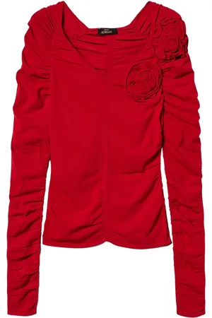 Twin-Set Flower-detailing top