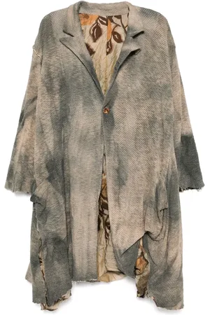 CHIAHUNG SU Dyed mesh coat