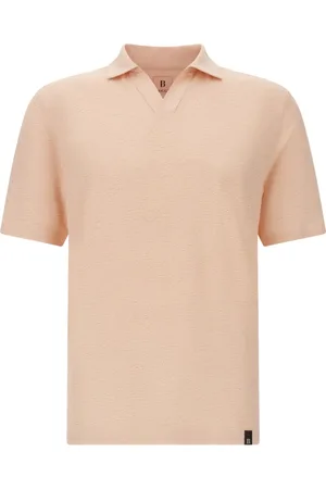 Boggi Milano Mélange-effect polo shirt