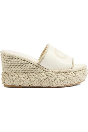 VALENTINO GARAVANI 100mm VLogo Torchon sandals