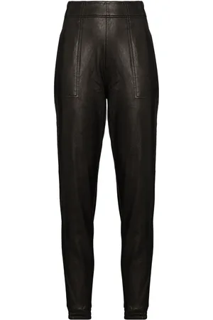 Spanx Faux leather track pants