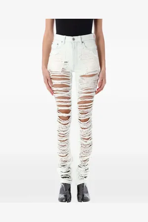 Maison Margiela Distressed skinny jeans