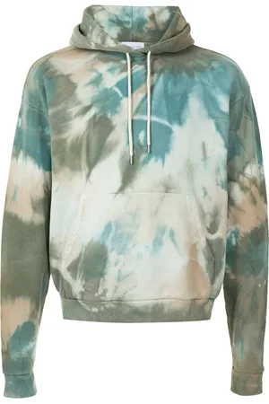 JOHN ELLIOTT Tie-dye effect drawstring hoodie