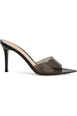Gianvito Rossi Elle pvc heeled mules