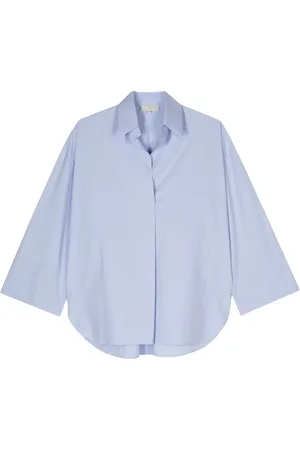 ANTONELLI Poplin pleated tunic