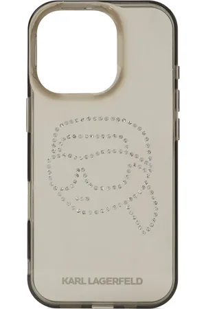 Karl Lagerfeld Ikon Rhinestone iPhone 16 Pro case