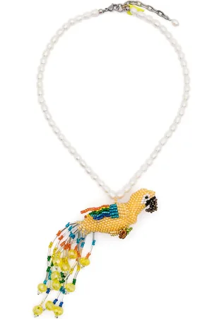 FORTE FORTE Parrot-pendant necklace