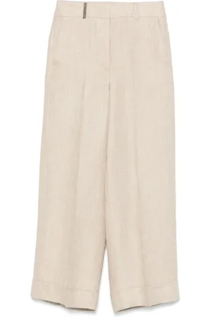 PESERICO SIGN Straight-leg trousers