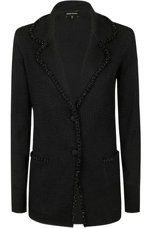 Emporio Armani Crystal-embellished blazer