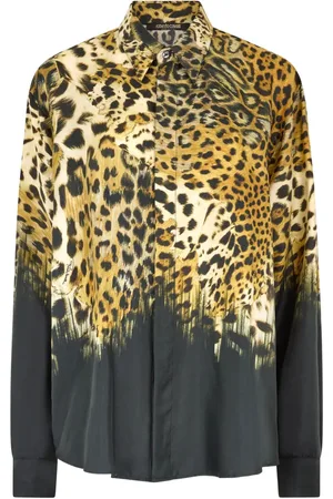 Roberto Cavalli Leopard-print shirt