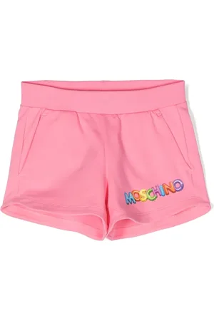 Moschino Logo-print stretch-cotton shorts