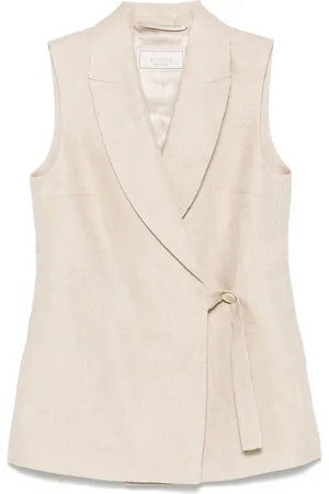 PESERICO SIGN Double-breasted waistcoat