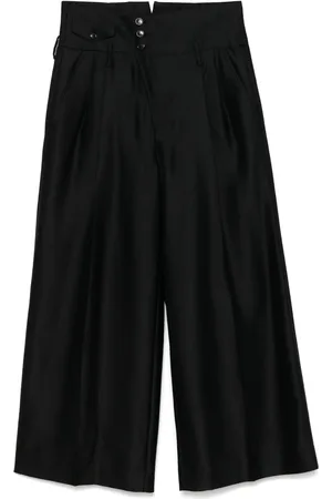 Taakk Pleat-detailed trousers