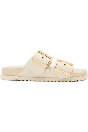 AllSaints Sian leather slides