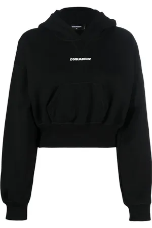 Dsquared2 Logo-print attached-cap hoodie