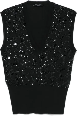 Fabiana Filippi Sequin-embellished vest