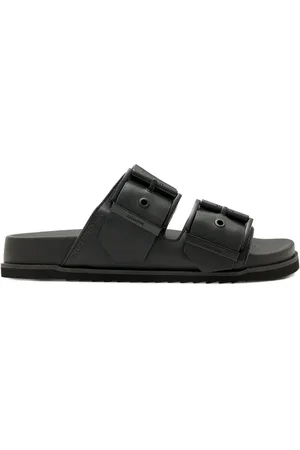 AllSaints Sian leather slides