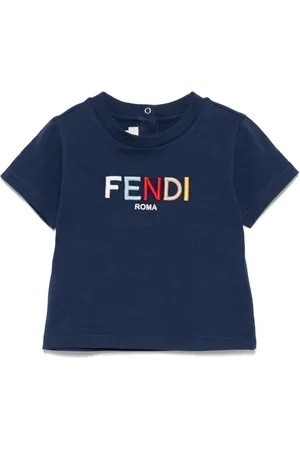 Fendi Logo-embroidered T-shirt