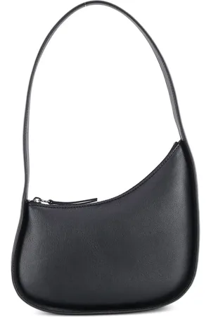 The Row Half Moon leather shoulder bag