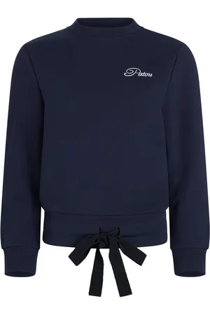 Patou Logo-embroidered organic cotton sweatshirt