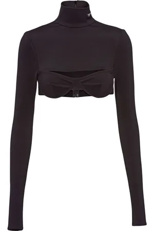 Prada High-neck crop top