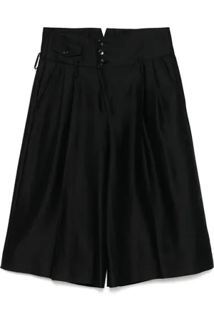 Taakk Pleat-detailed shorts