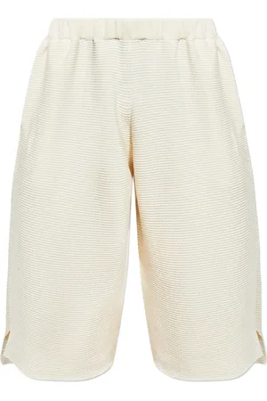 Issey Miyake Ribbed-knit shorts