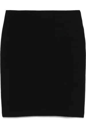 Emporio Armani Ribbed mini skirt
