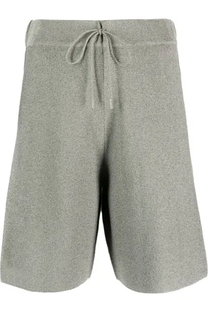 LE TRICOT PERUGIA Drawstring-waist cotton shorts