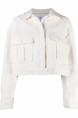 ANINE BING Textured cropped jacket