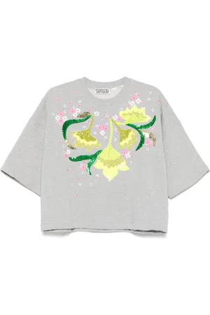 Essentiel Antwerp Sequin-embellished cotton T-shirt