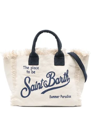 MC2 SAINT BARTH Colette fringed beach bag