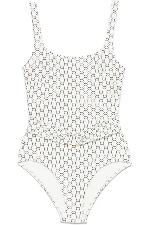 Twin-Set All-over logo-print swimsuit