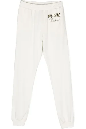 Moschino TEEN logo-print tracksuit trousers