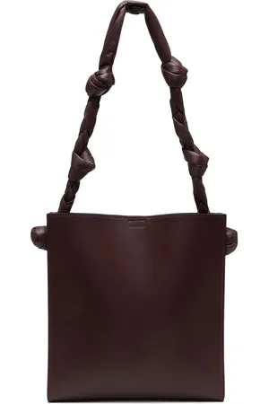 Jil Sander Knotted leather tote bag