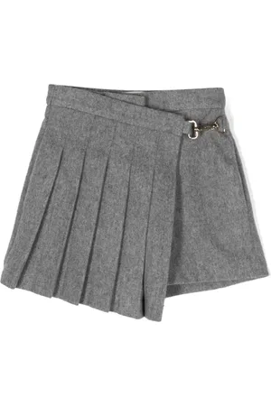 Fendi Pleated flannel skort