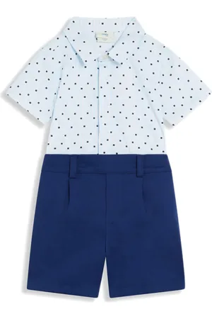 Fendi Panelled cotton romper