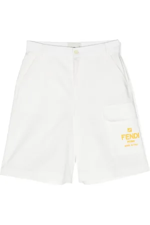 Fendi FF-motif cotton bermuda shorts