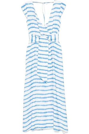 MAX & MOI Tie-dye maxi dress