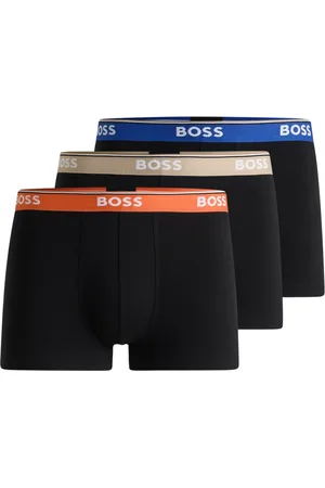 HUGO BOSS Logo-waistband boxers (pack of three)
