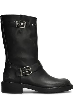 Metisse Leather combat boots