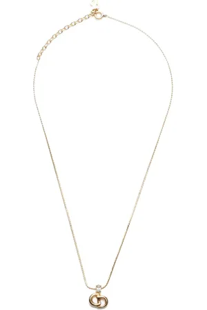 Dior 1990s CD-pendant necklace